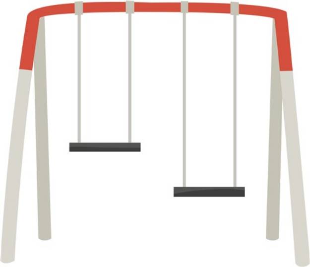 Picture of Swing Set SVG File