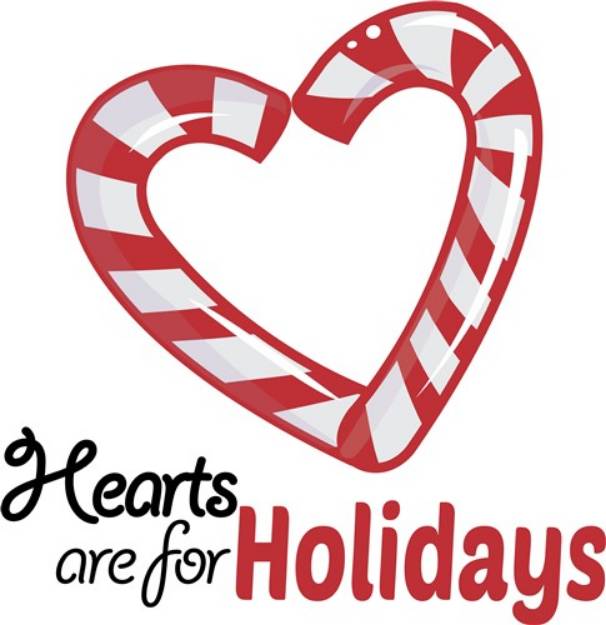 Picture of Holiday Hearts SVG File