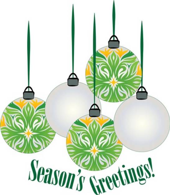 Picture of Seasons Greetings SVG File