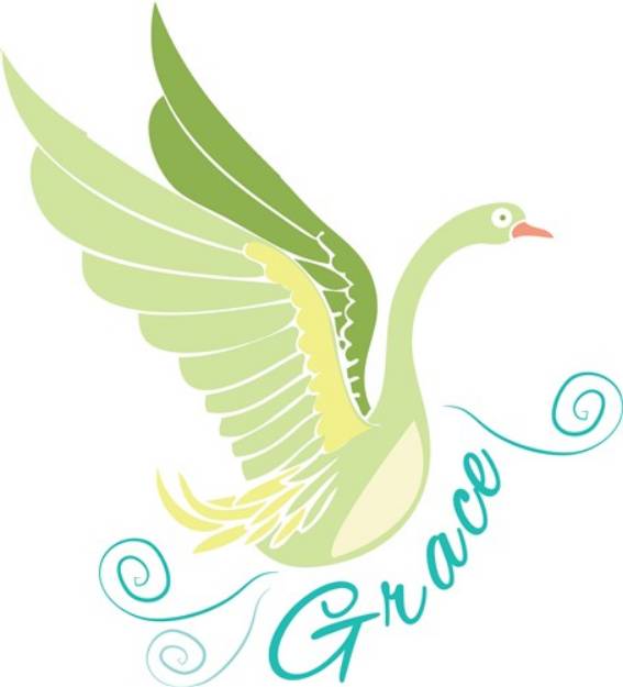 Picture of Grace Swan SVG File