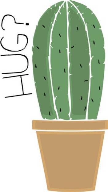 Picture of Cactus Hug SVG File