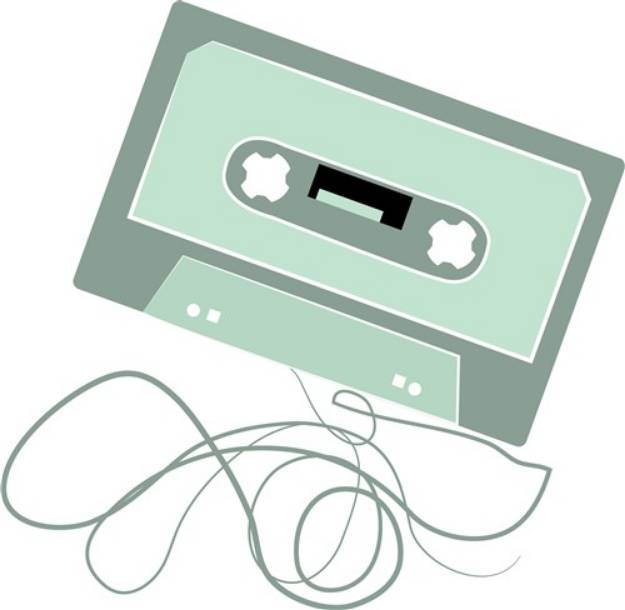 Picture of Cassette Tape SVG File