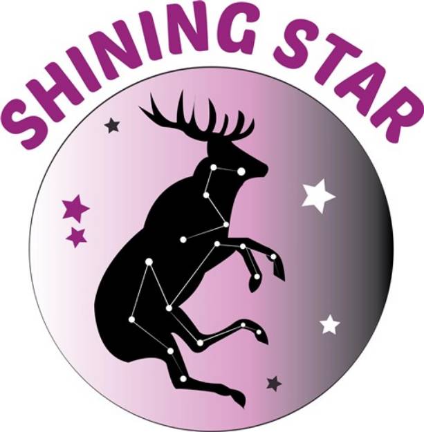 Picture of Shining Star SVG File