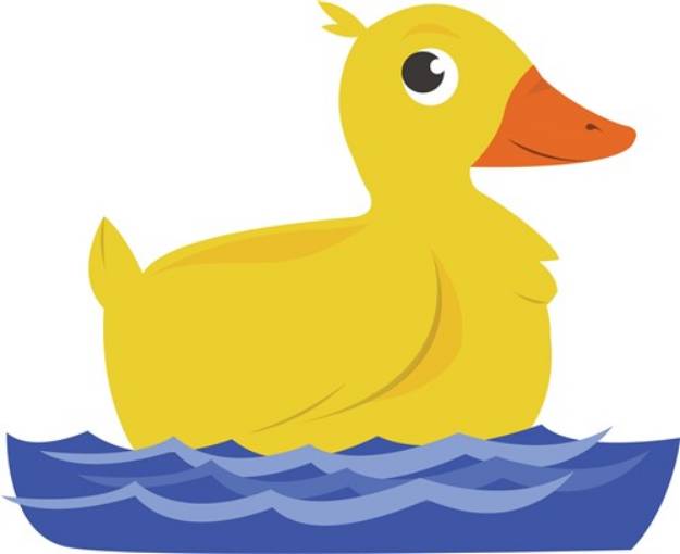 Picture of Yellow Duck SVG File