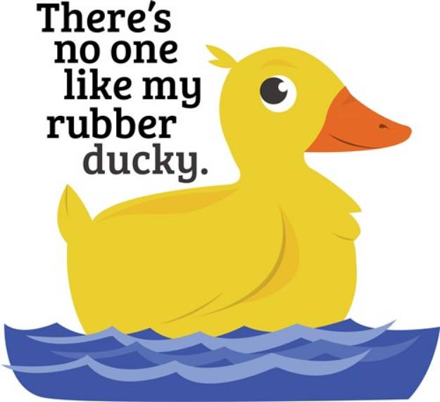 Picture of Rubber Ducky SVG File