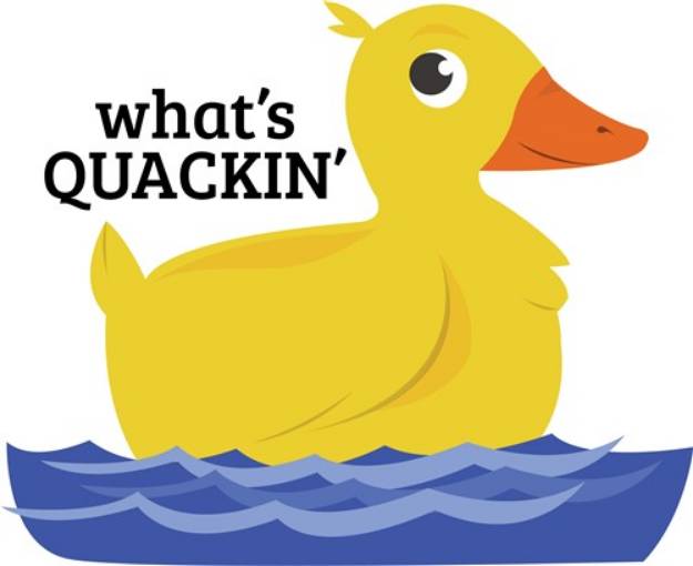 Picture of Whats Quackin SVG File