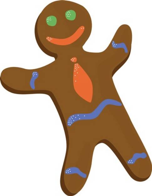 Picture of Gingerbread Man SVG File