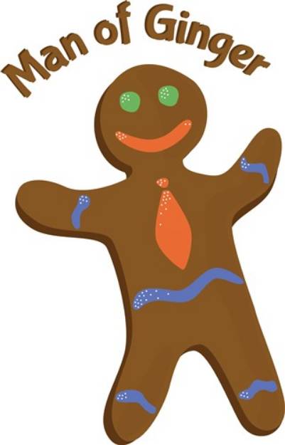 Picture of Man Of Ginger SVG File