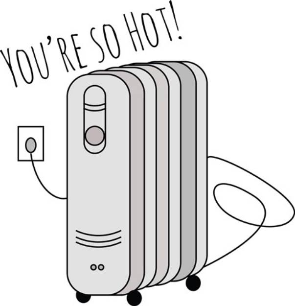 Picture of Youre So Hot SVG File