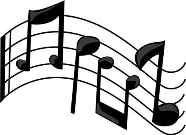 Picture of Music Notes SVG File