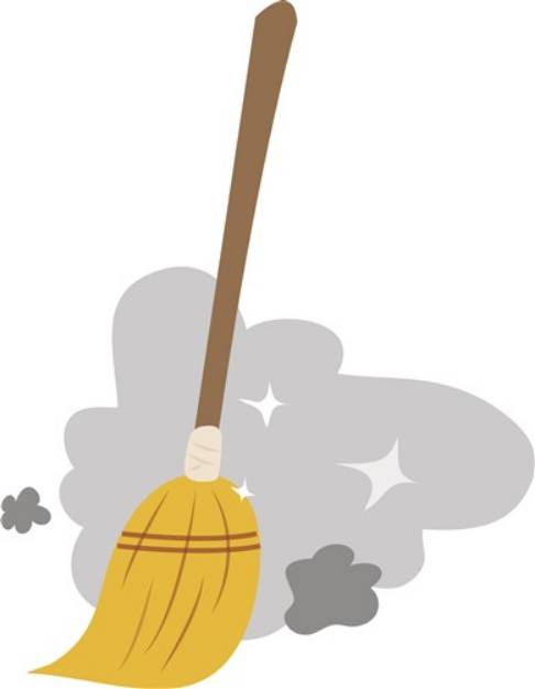 Picture of Sweep Broom SVG File