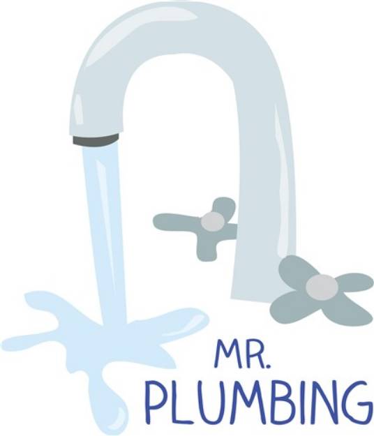 Picture of Mr Plumbing SVG File