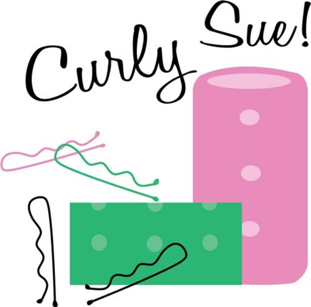 Picture of Curly Sue SVG File