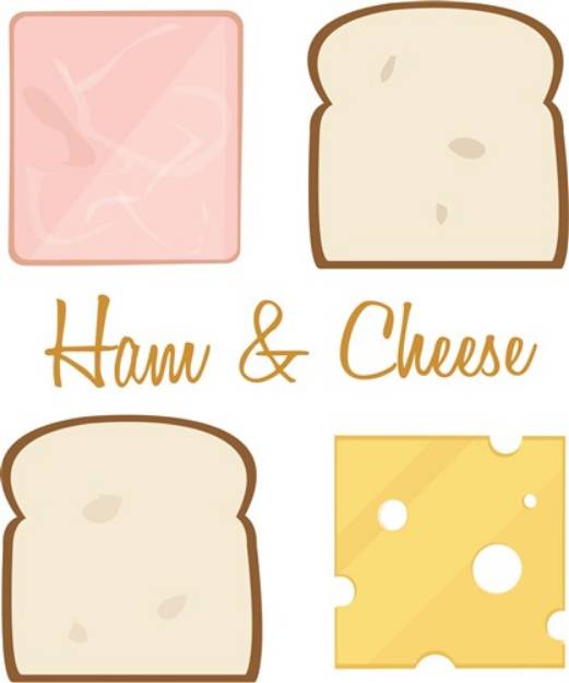 Picture of Ham & Cheese SVG File