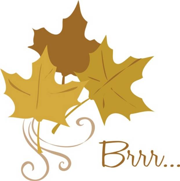 Picture of Brrr Leaves SVG File