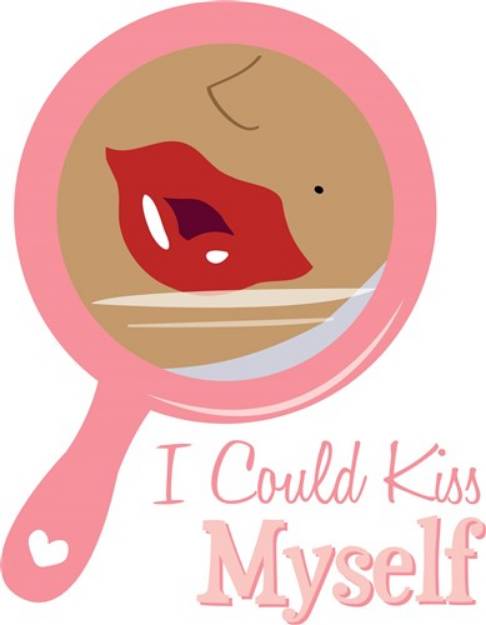 Picture of Kiss Myself SVG File