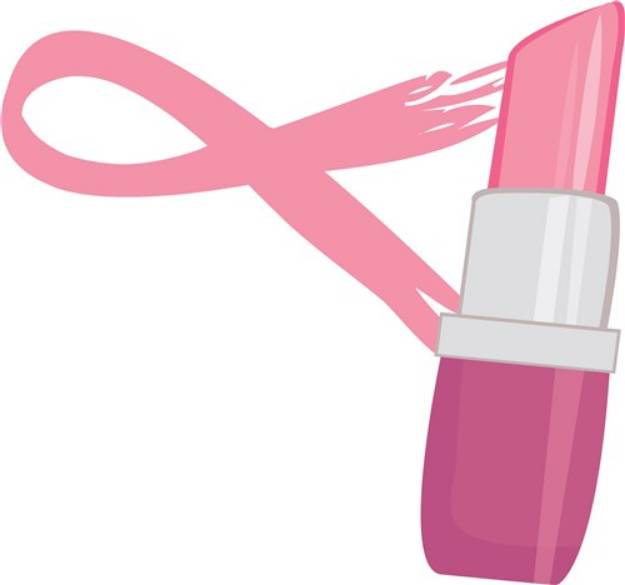 Picture of Cancer Lipstick SVG File