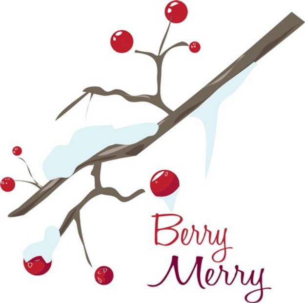 Picture of Berry Merry SVG File