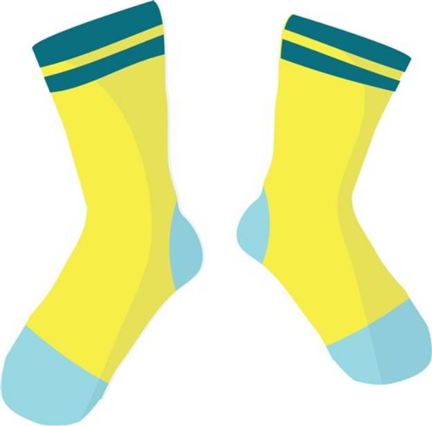 Picture of Pair Of Socks SVG File