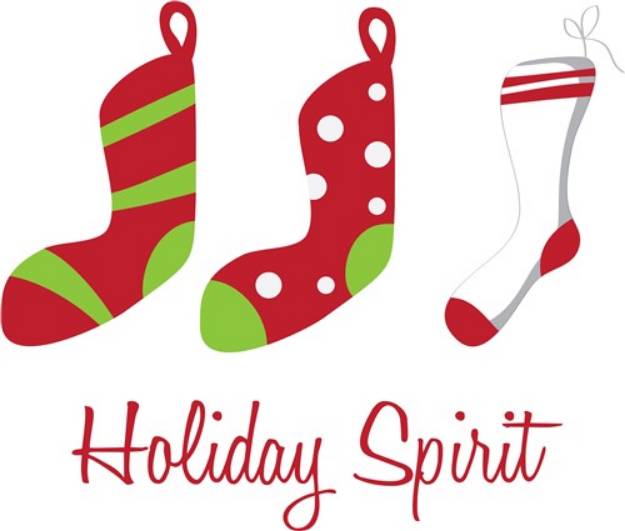 Picture of Holiday Spirit SVG File