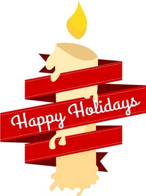 Picture of Happy Holidays SVG File