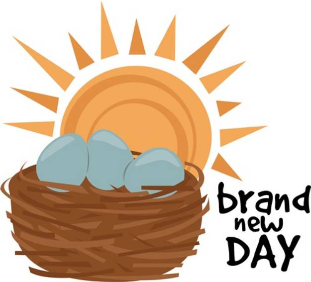 Picture of Brand New Day SVG File