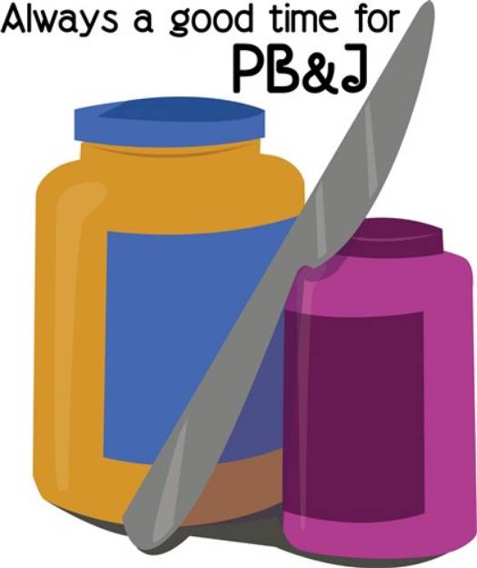 Picture of Time For PB & J SVG File