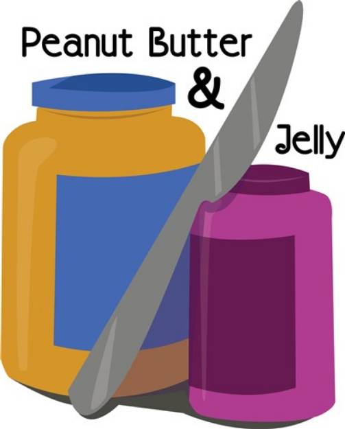 Picture of Peanut Butter & Jelly SVG File