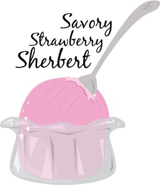 Picture of Savory Sherbert SVG File