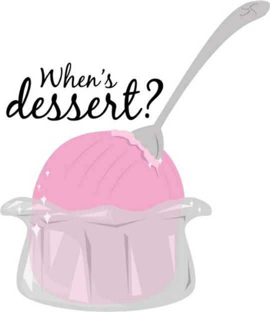 Picture of Whens Dessert SVG File