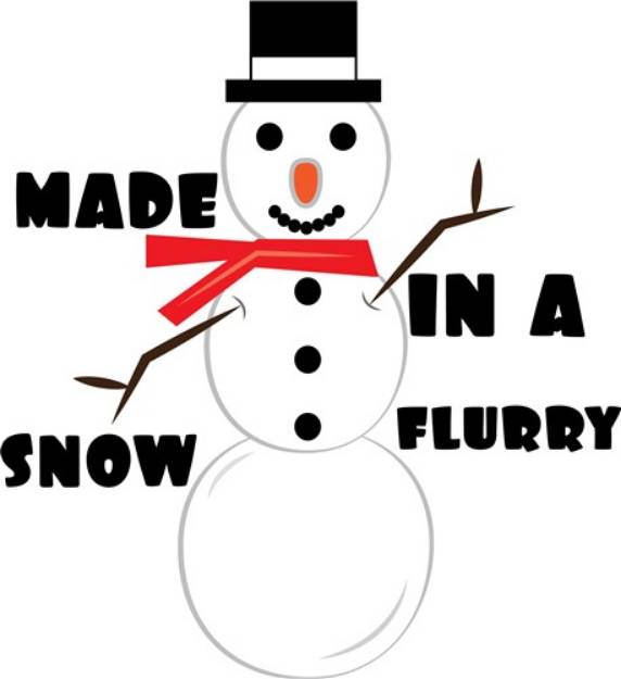 Picture of A Snow Flurry SVG File