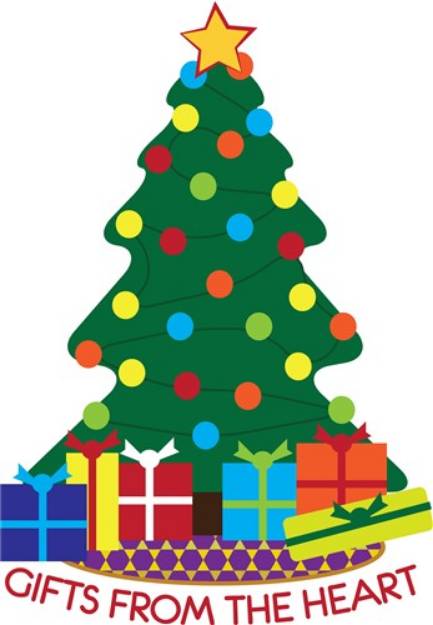 Picture of Christmas Gifts SVG File