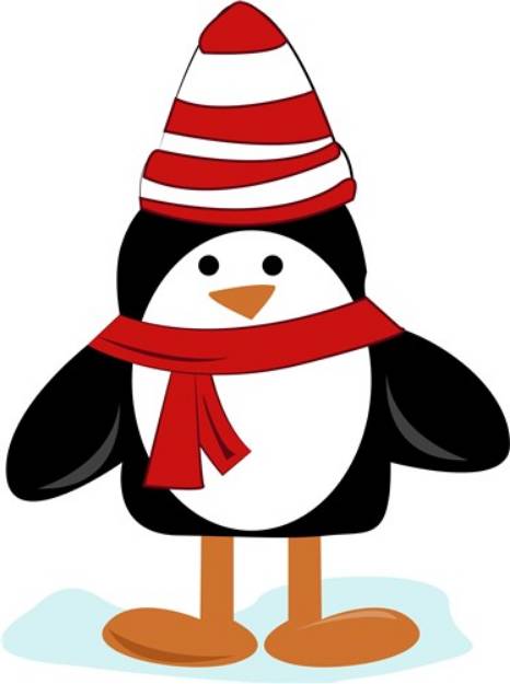 Picture of Winter Penguin SVG File