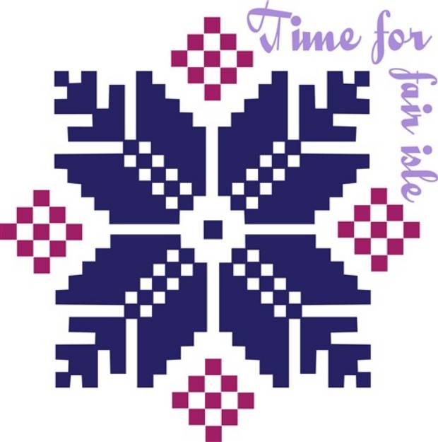 Picture of Fair Isle SVG File