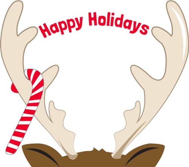 Picture of Happy Holidays SVG File