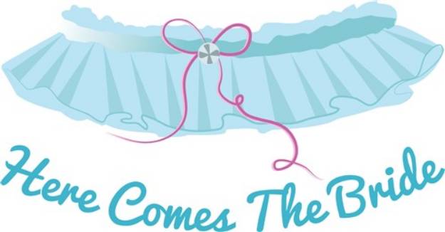 Picture of Here Come Bride SVG File