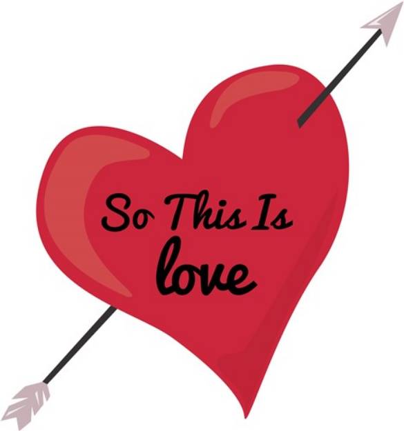 Picture of This Is Love SVG File