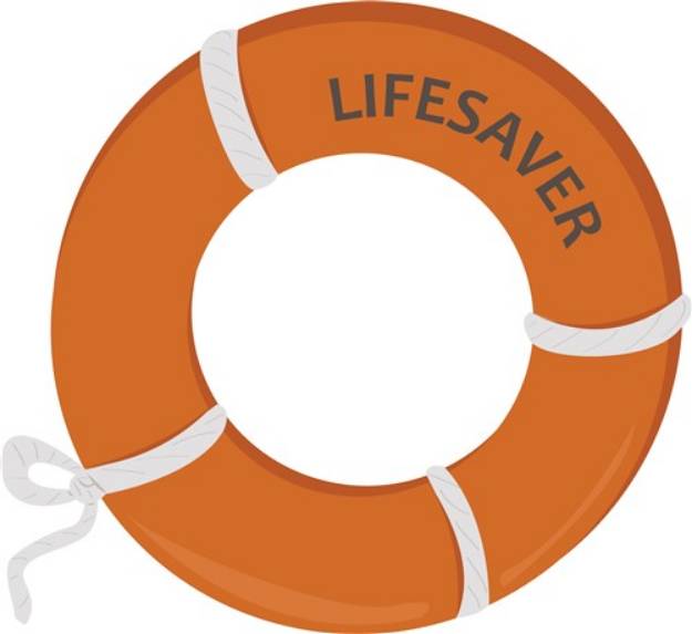 Picture of Lifesaver SVG File