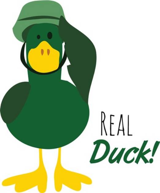 Picture of Real Duck SVG File