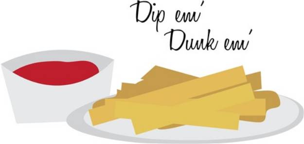 Picture of Dip Dunk SVG File