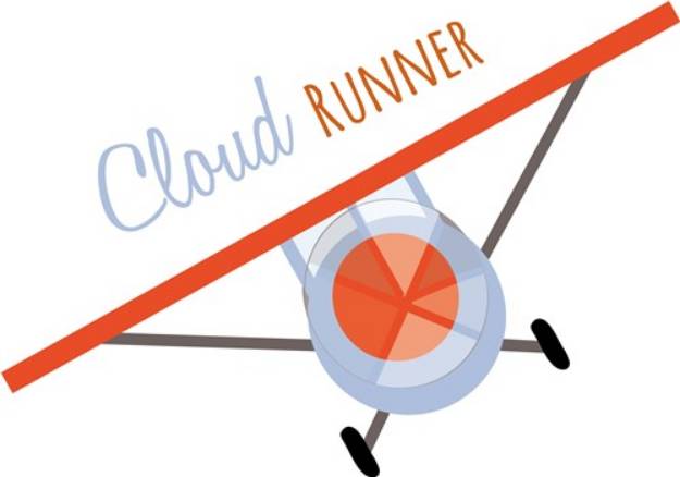 Picture of Cloud Runner SVG File