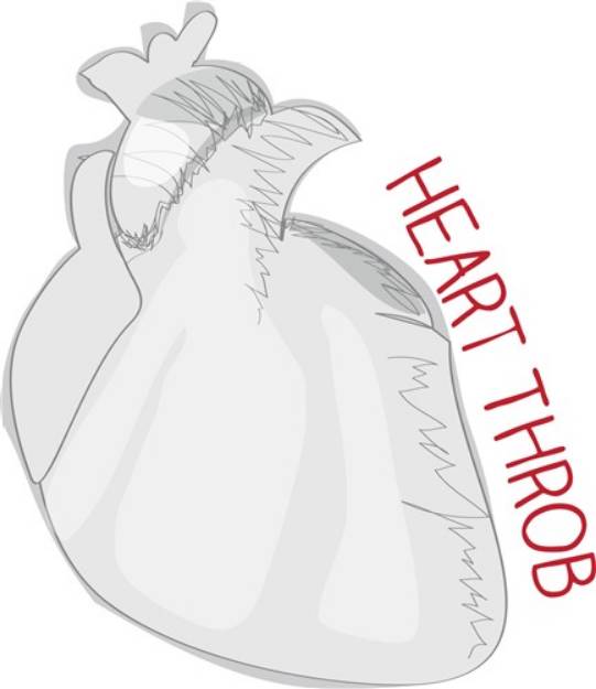 Picture of Heart Throb SVG File