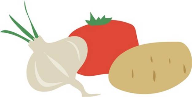 Picture of Vegetables SVG File