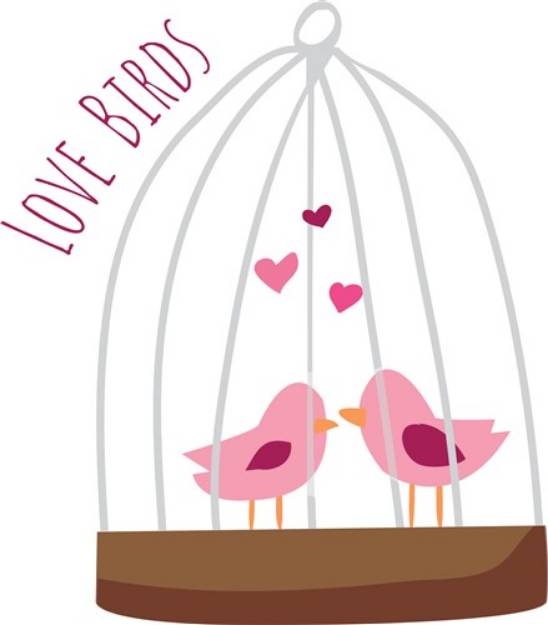 Picture of Love Birds SVG File