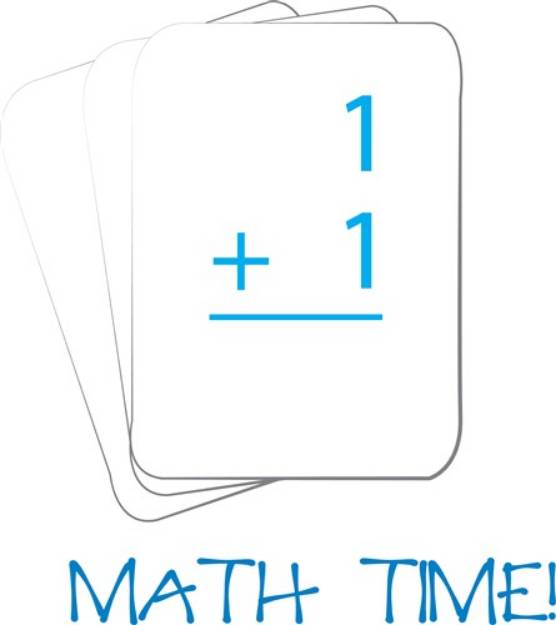 Picture of Math Time SVG File