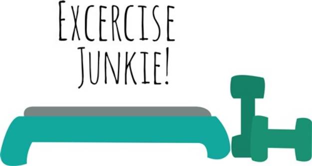 Picture of Exercise Junkie SVG File