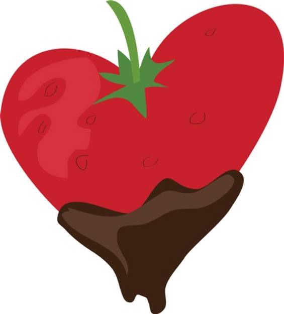 Picture of Chocolate Strawberry SVG File