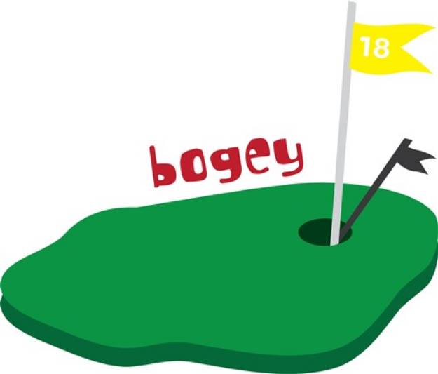 Picture of Bogey 18 SVG File