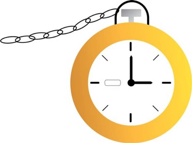 Picture of Pocket Watch SVG File