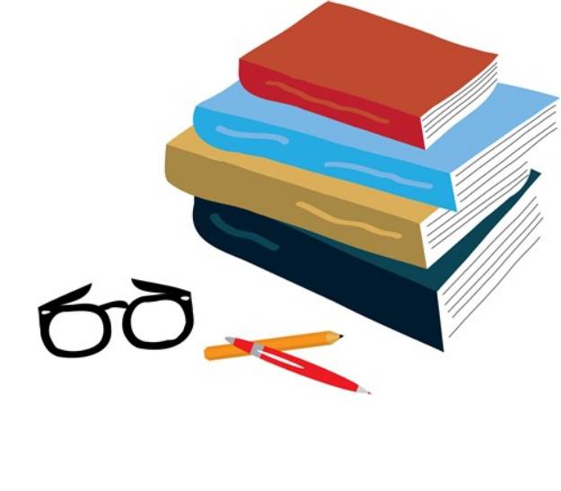 Picture of School Books SVG File